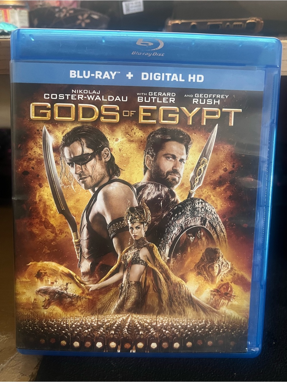 Gods of Egypt (Blu-ray + Digital HD) - Blue Case